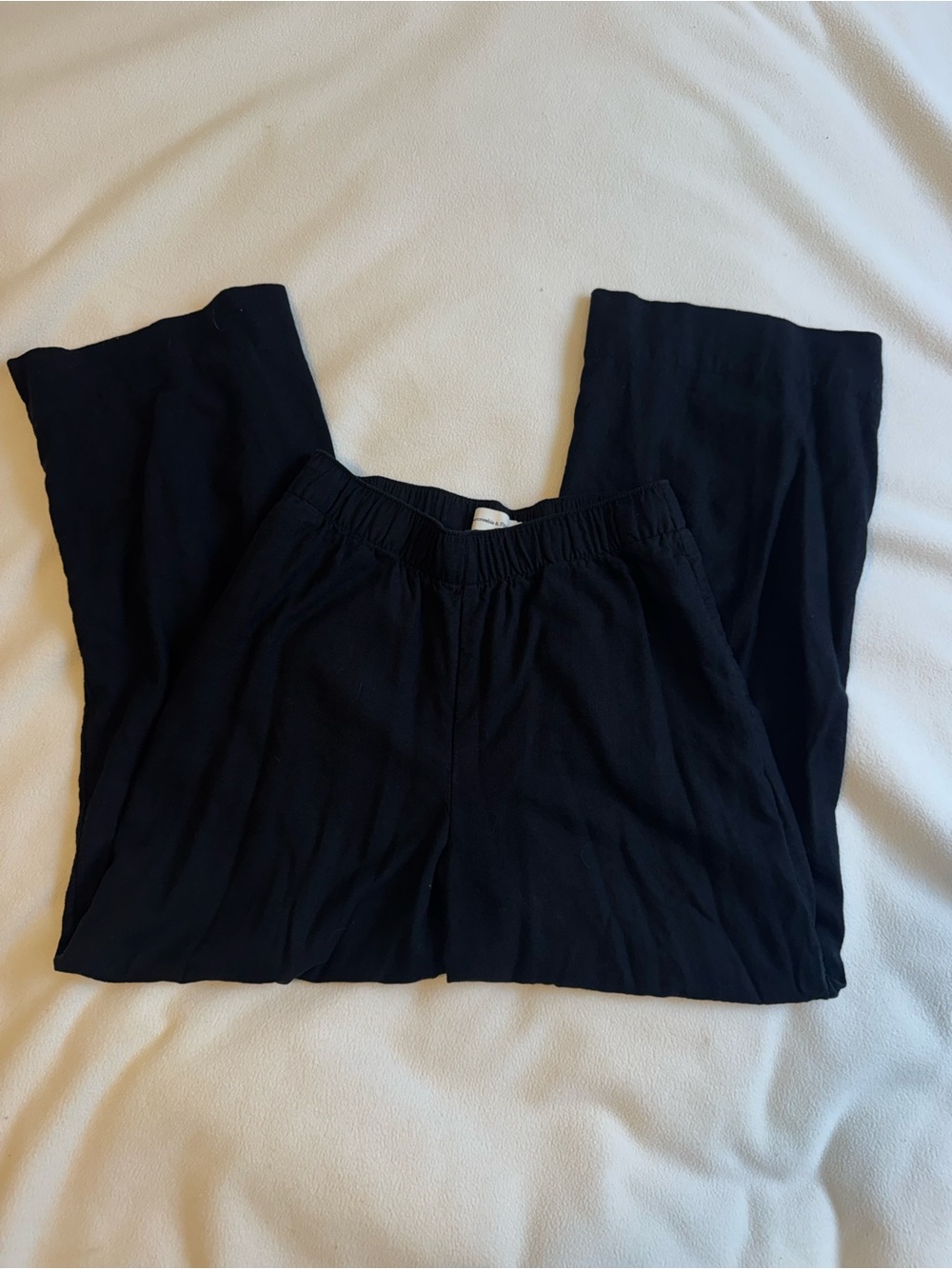 Abercrombie Black Linen Pants